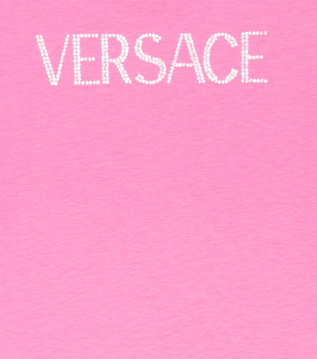 Logo embellished cotton T-shirt | Versace Kids
