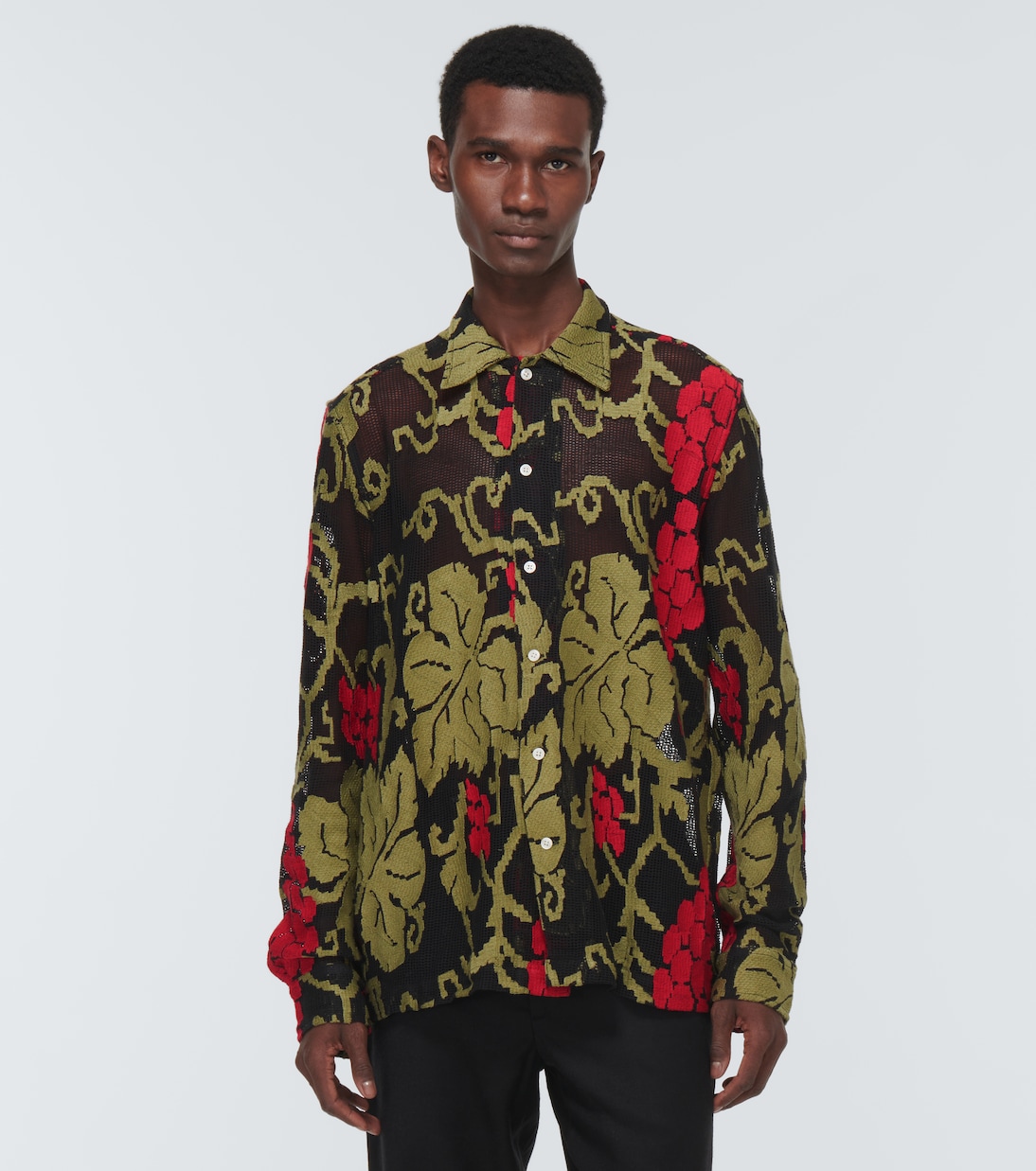 Vineyard cotton shirt | Bode