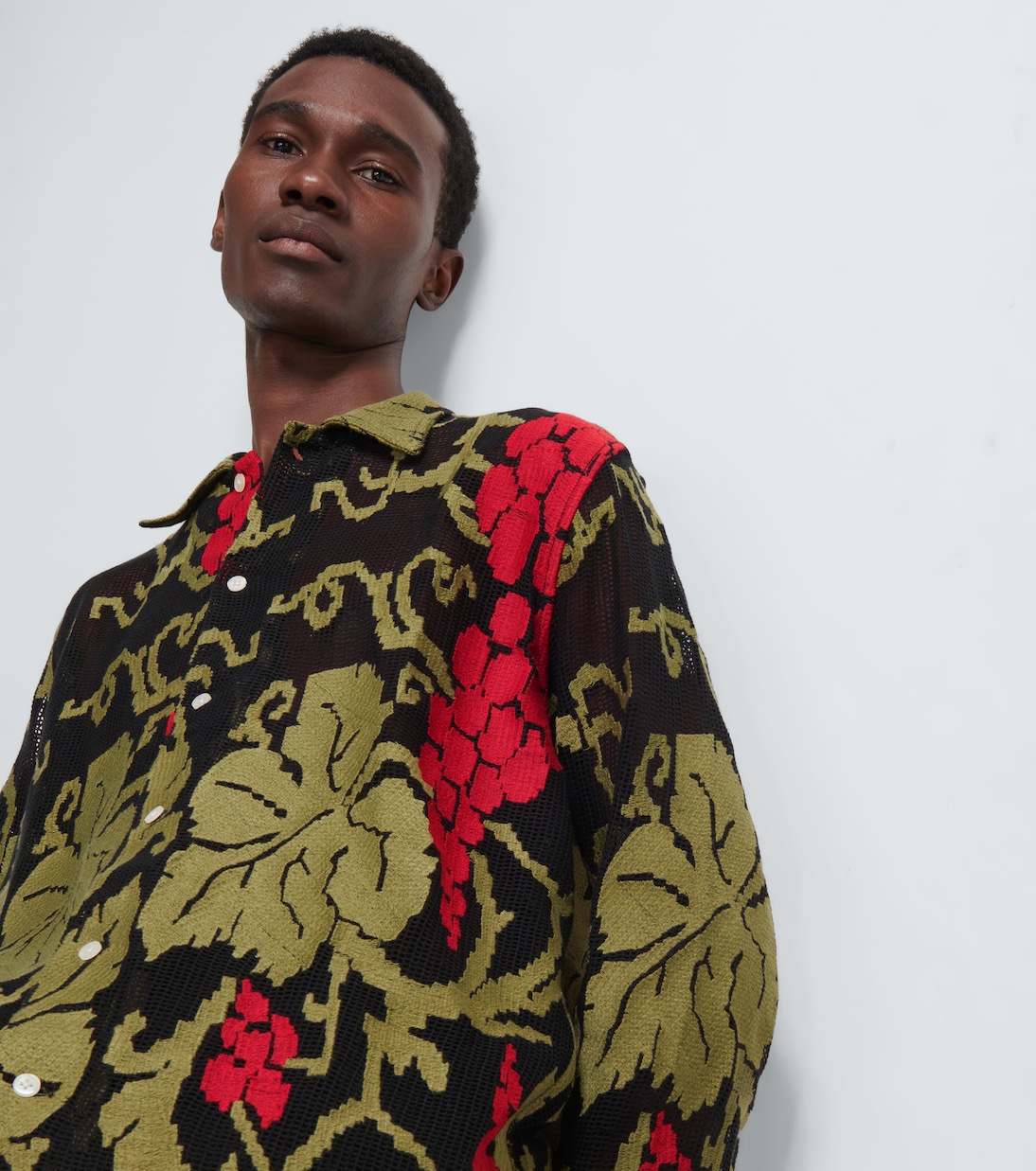 Vineyard cotton shirt | Bode