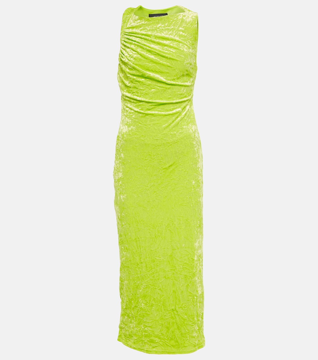 Robe midi en velours | Versace