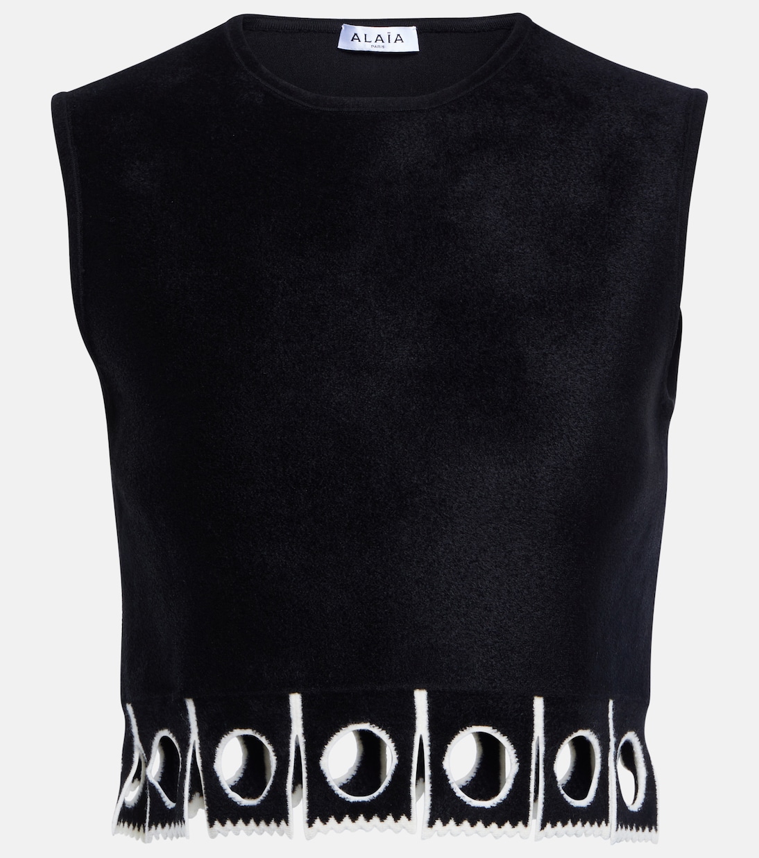 Sleeveless cropped top | Alaïa