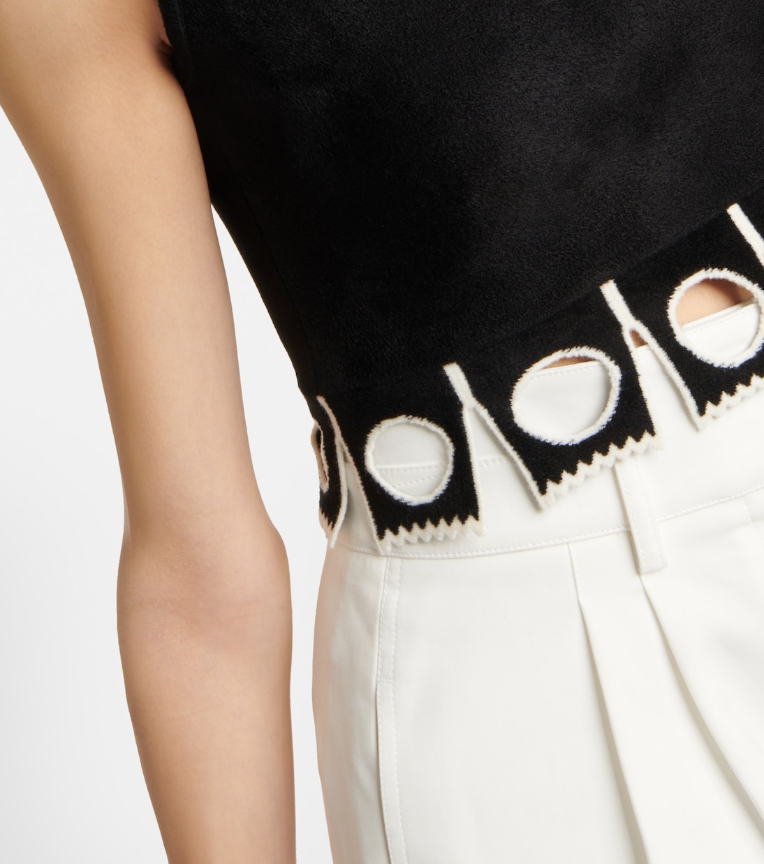 Sleeveless cropped top | Alaïa