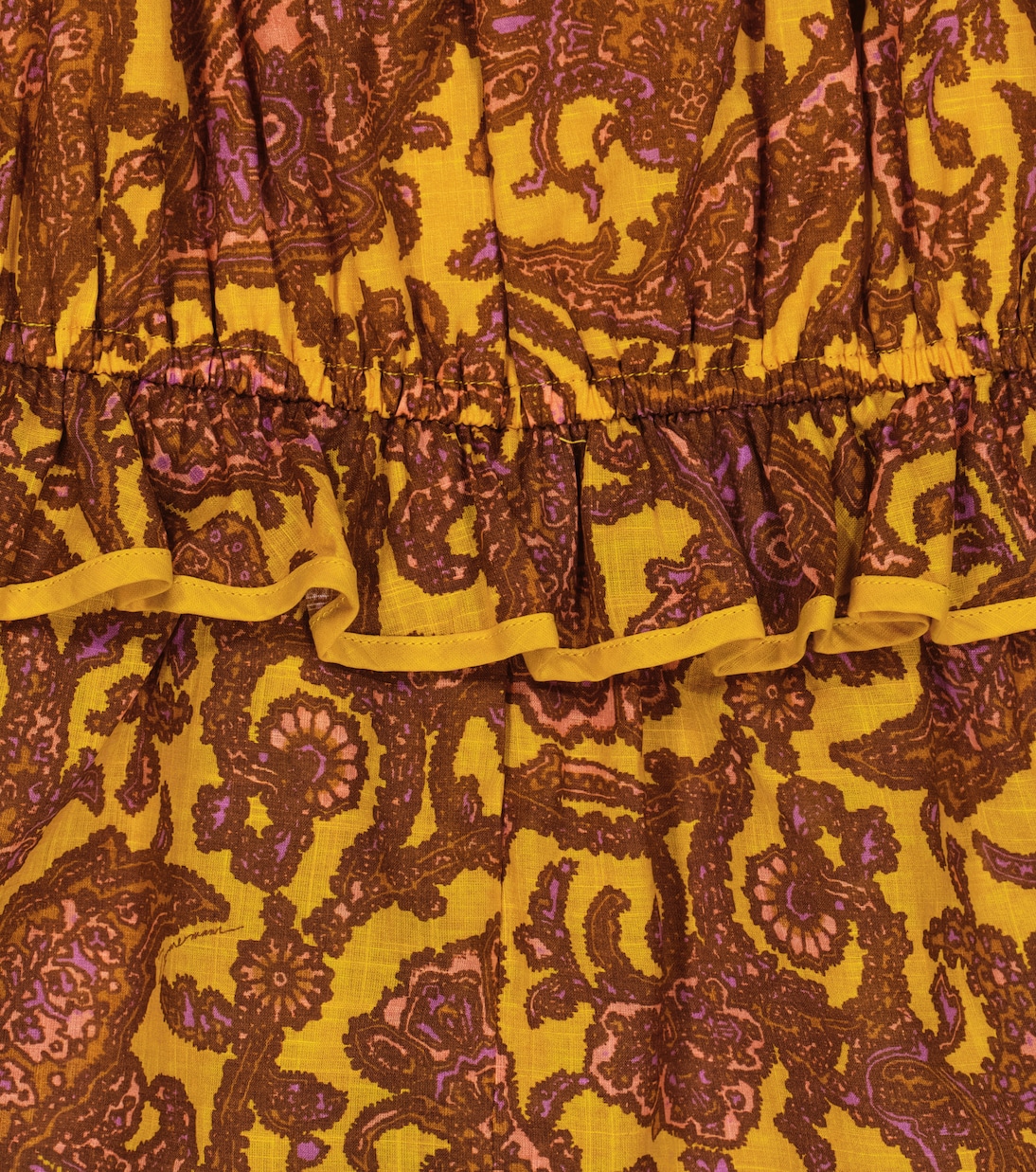 Tiggy Tie printed cotton playsuit | Zimmermann Kids