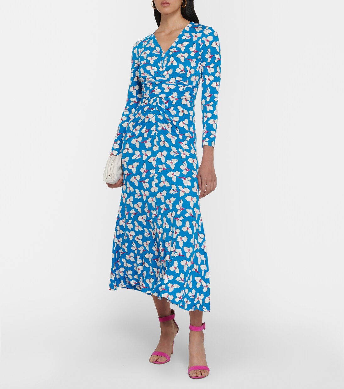 Printed jersey midi dress | Diane von Furstenberg
