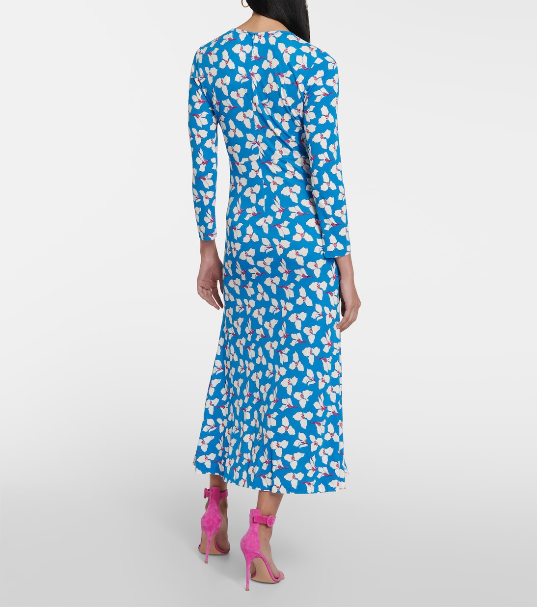 Printed jersey midi dress | Diane von Furstenberg