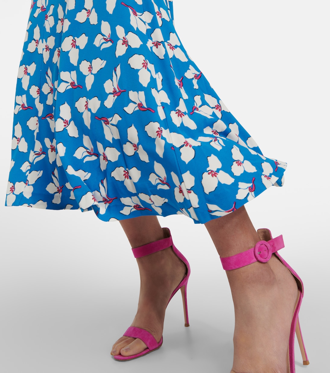 Printed jersey midi dress | Diane von Furstenberg