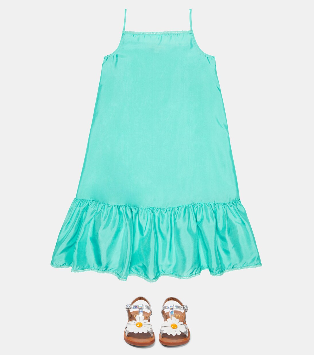 Grape silk slip dress | Caramel