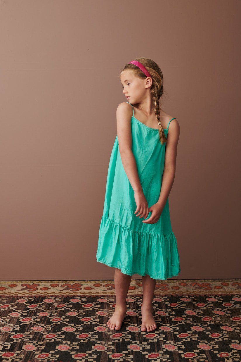 Grape silk slip dress | Caramel