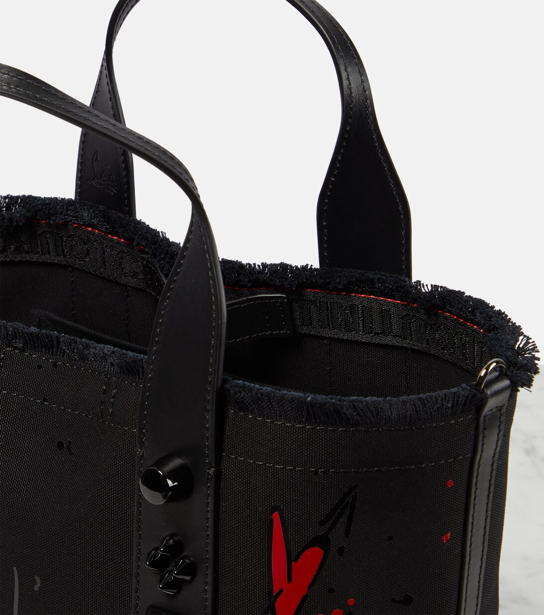 Tote Frangibus Small de lona | Christian Louboutin