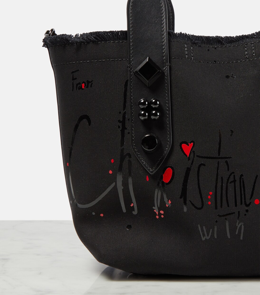 Tote Frangibus Small de lona | Christian Louboutin