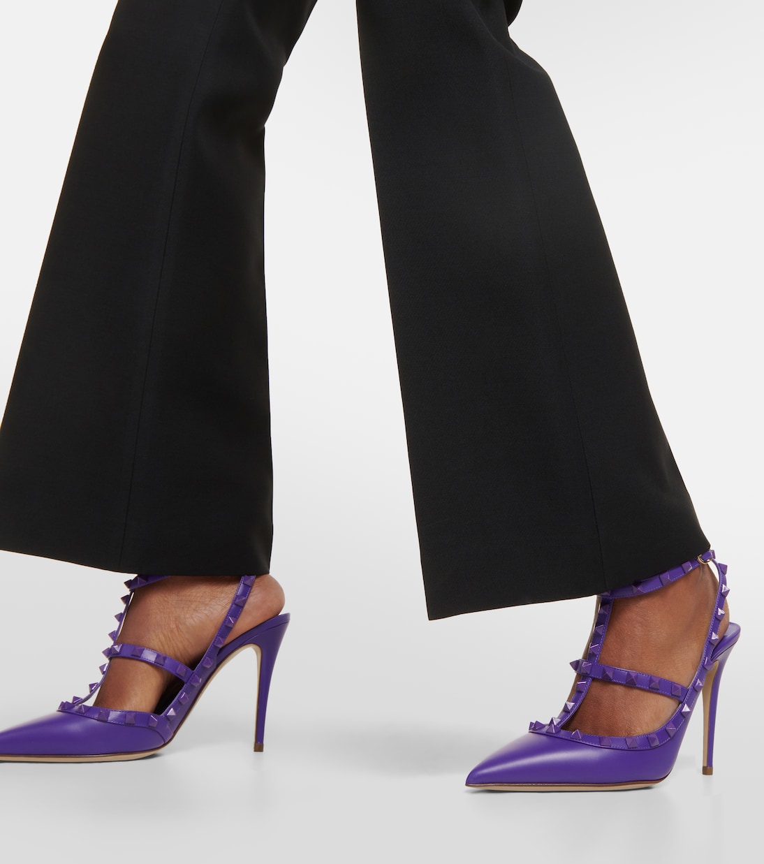 Pumps Rockstud 105 aus Leder | Valentino Garavani