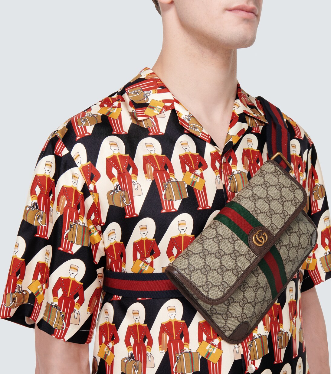 Ophidia GG Small canvas belt bag | Gucci