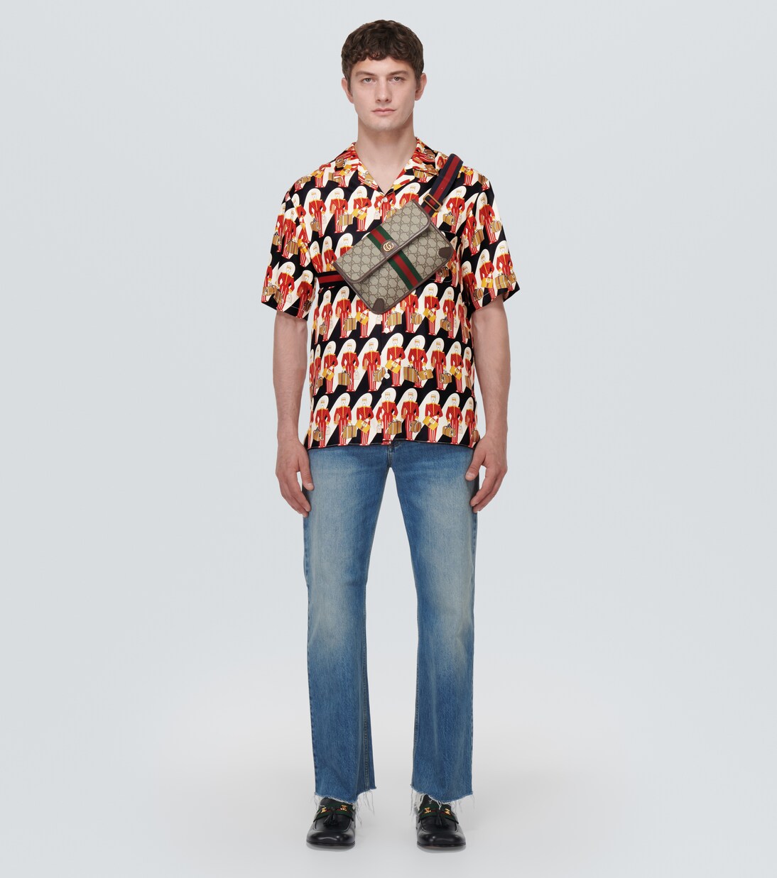 Ophidia GG Small canvas belt bag | Gucci