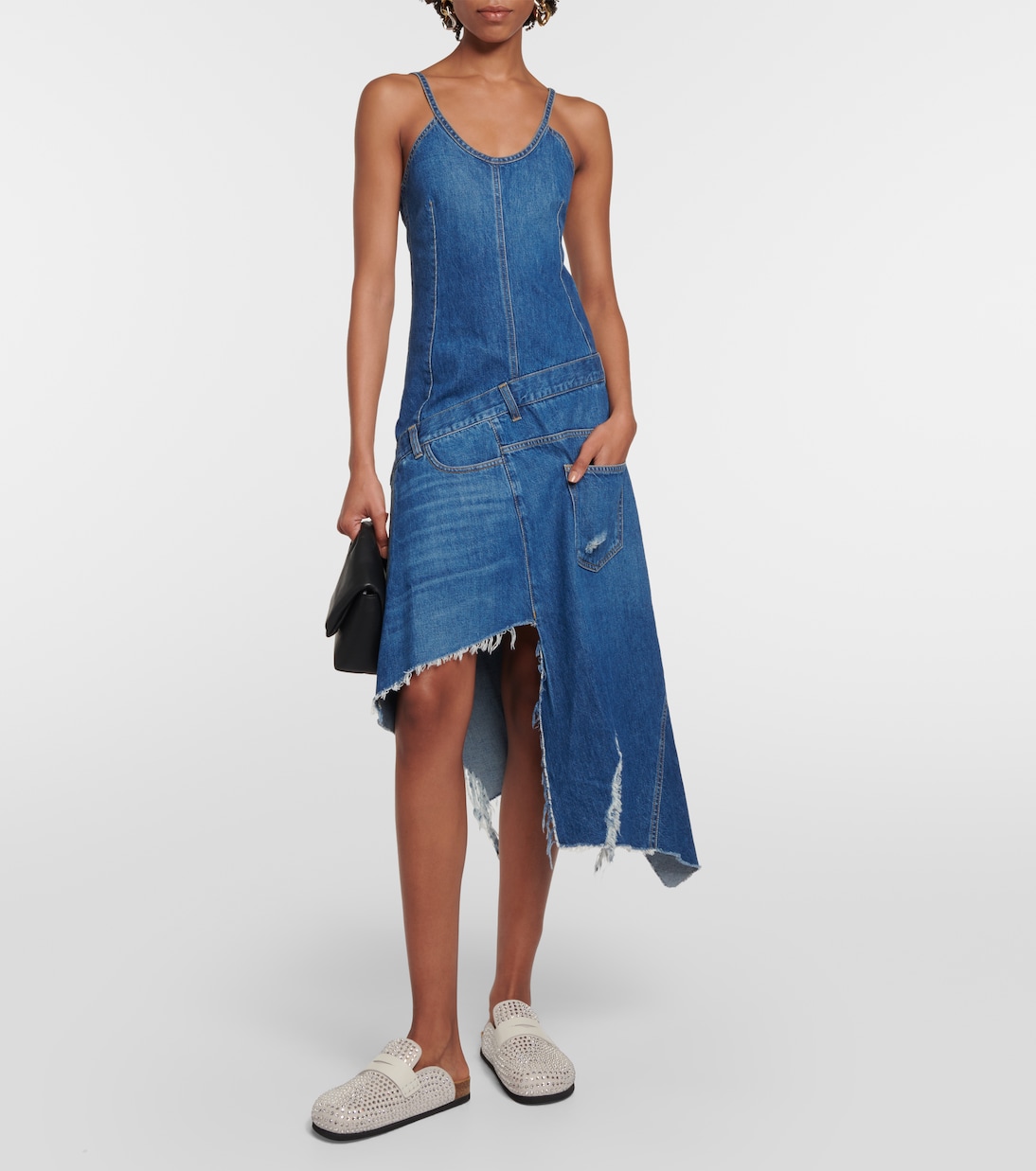 Slippers en daim à cristaux | JW Anderson