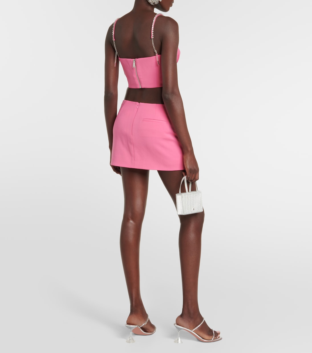 Verziertes Bustier-Top aus Wolle | Area