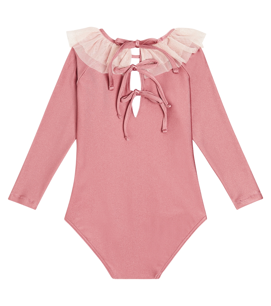 Portinatx tulle-trimmed swimsuit | Suncracy