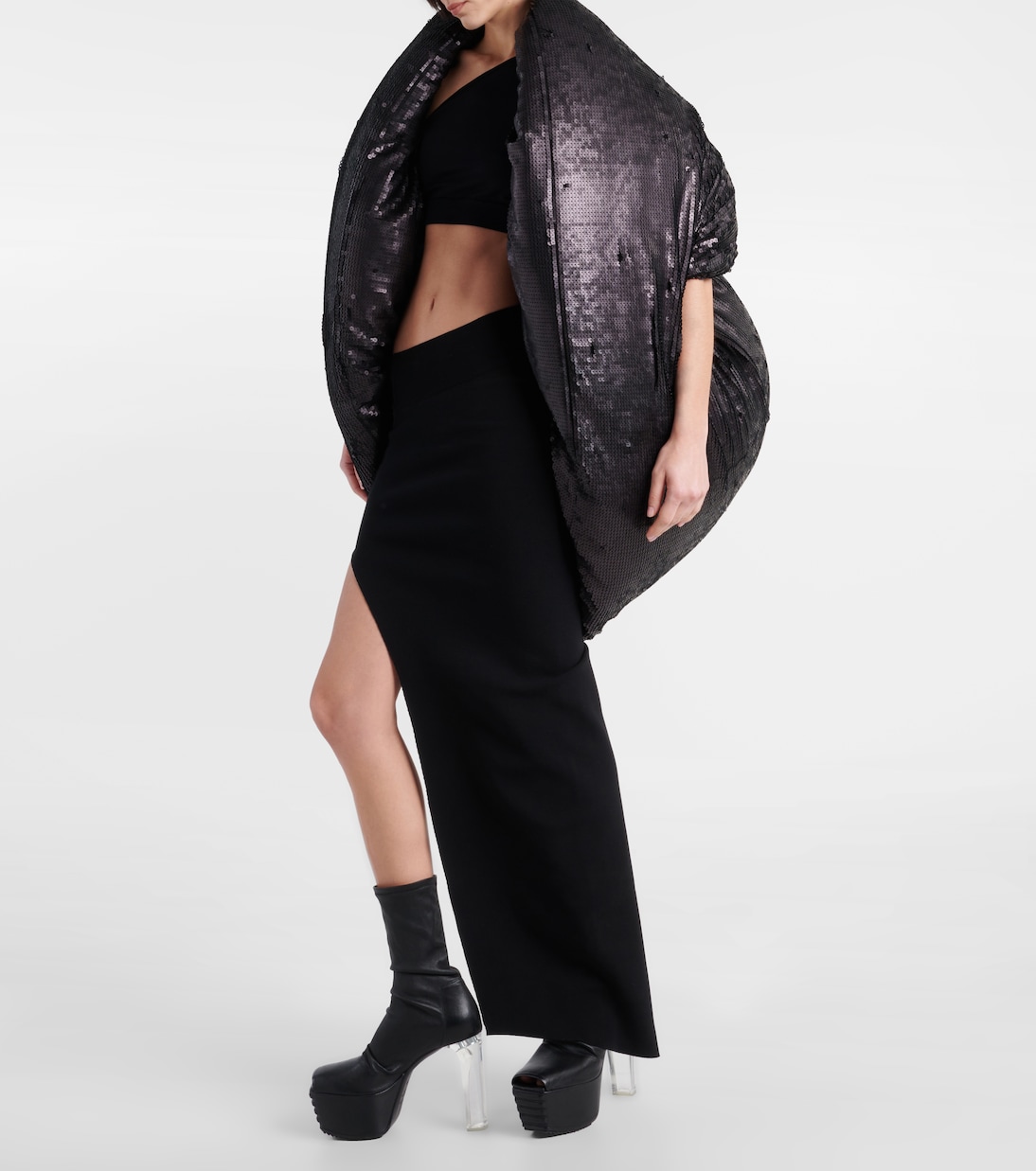 Daunenjacke mit Pailletten | Rick Owens