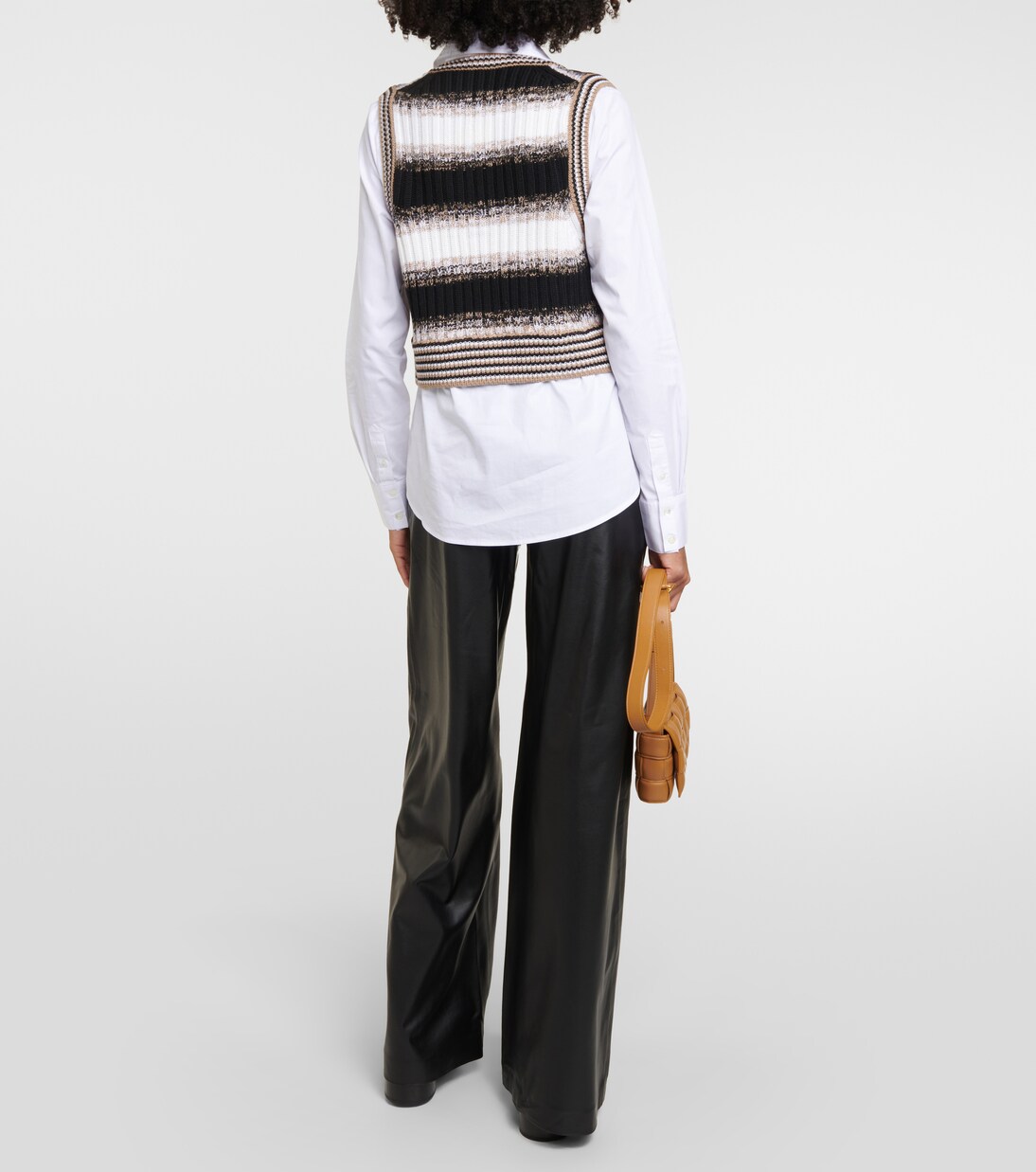 Chemise Spear en coton mélangé et laine | Veronica Beard