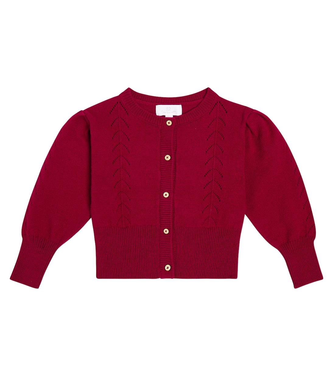 Francesca cotton-blend cardigan | C'era Una Volta