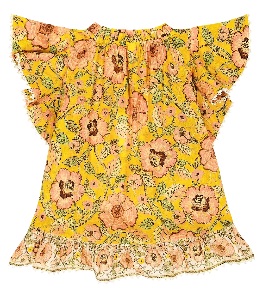 Junie floral cotton top | Zimmermann Kids