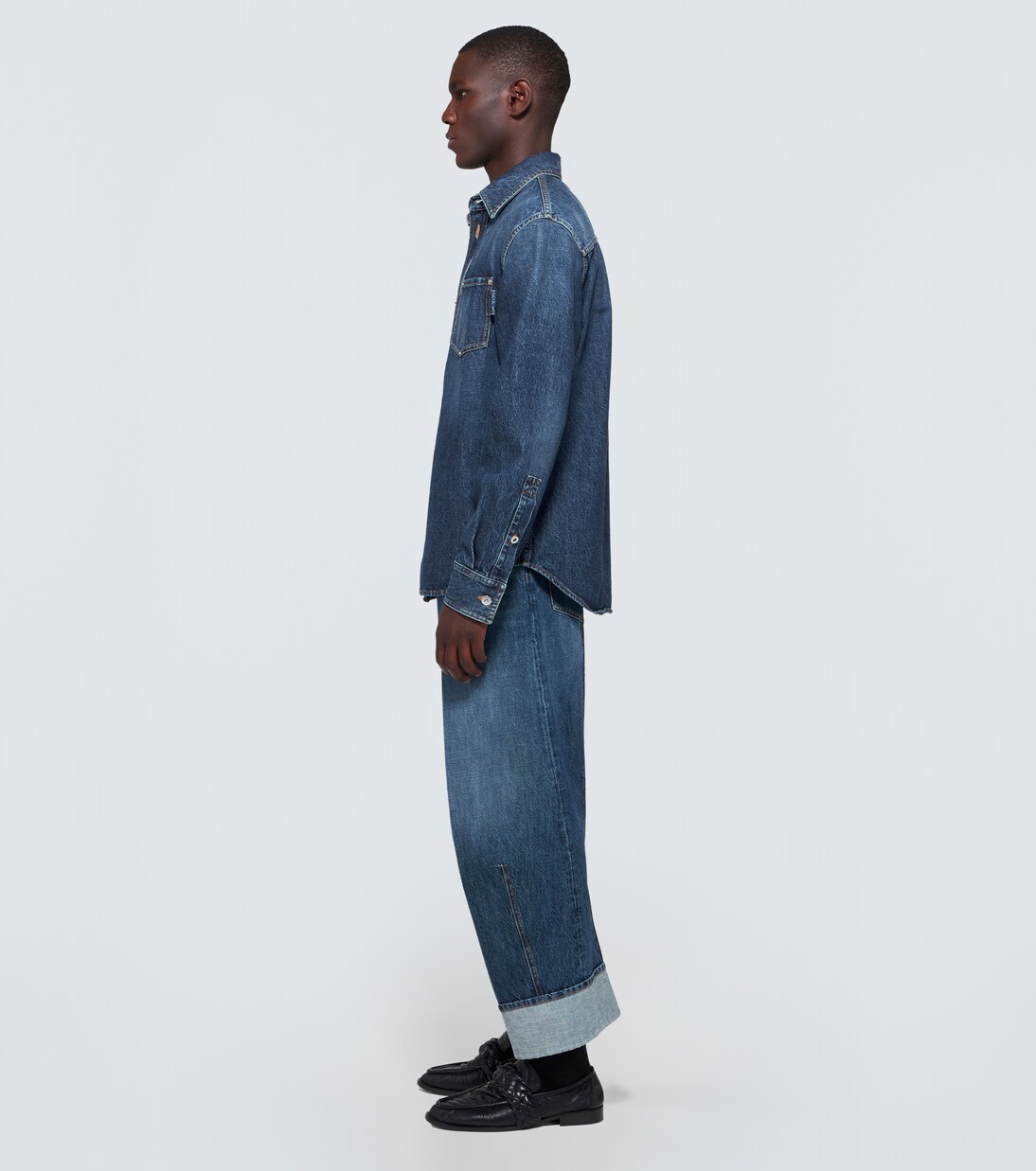 Astaire leather loafers | Bottega Veneta