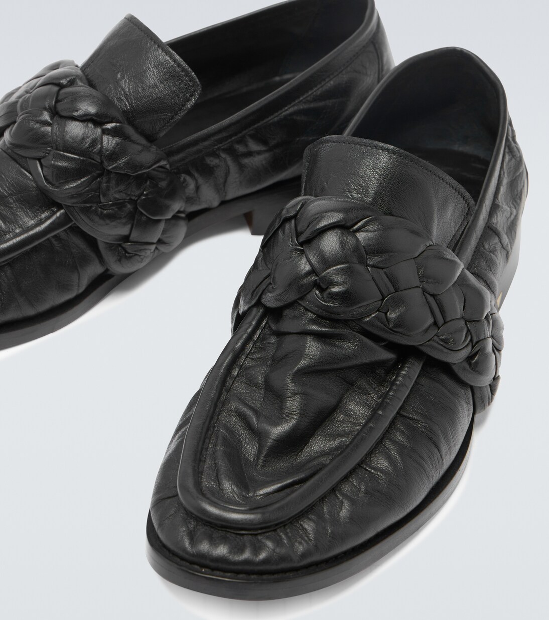 Astaire leather loafers | Bottega Veneta