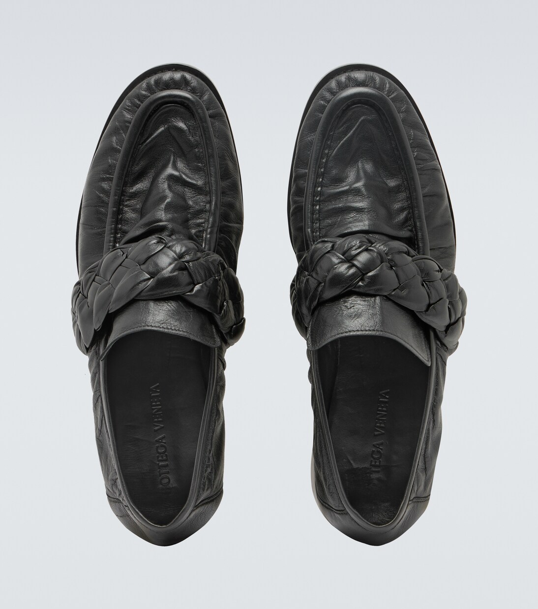Astaire leather loafers | Bottega Veneta
