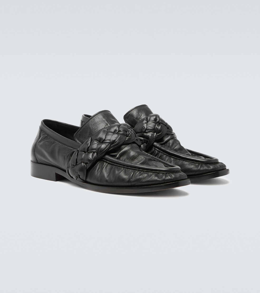 Astaire leather loafers | Bottega Veneta
