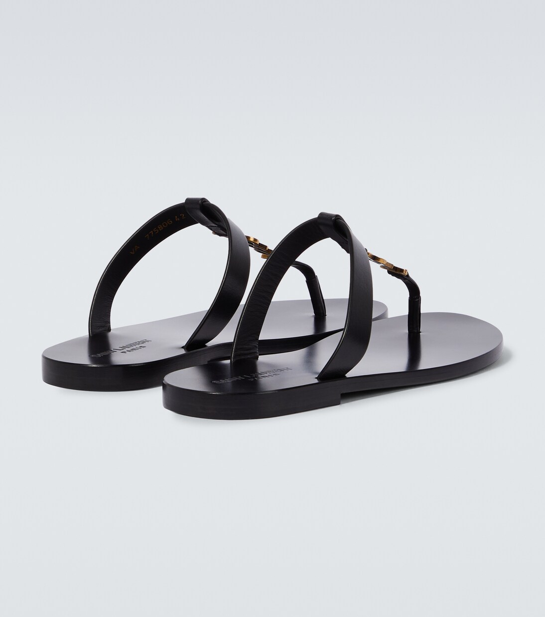 Sandalen Cassandre aus Leder | Saint Laurent