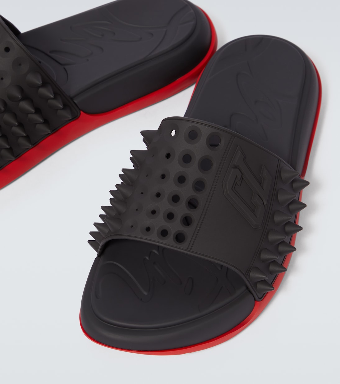 Take It Easy spiked slides | Christian Louboutin