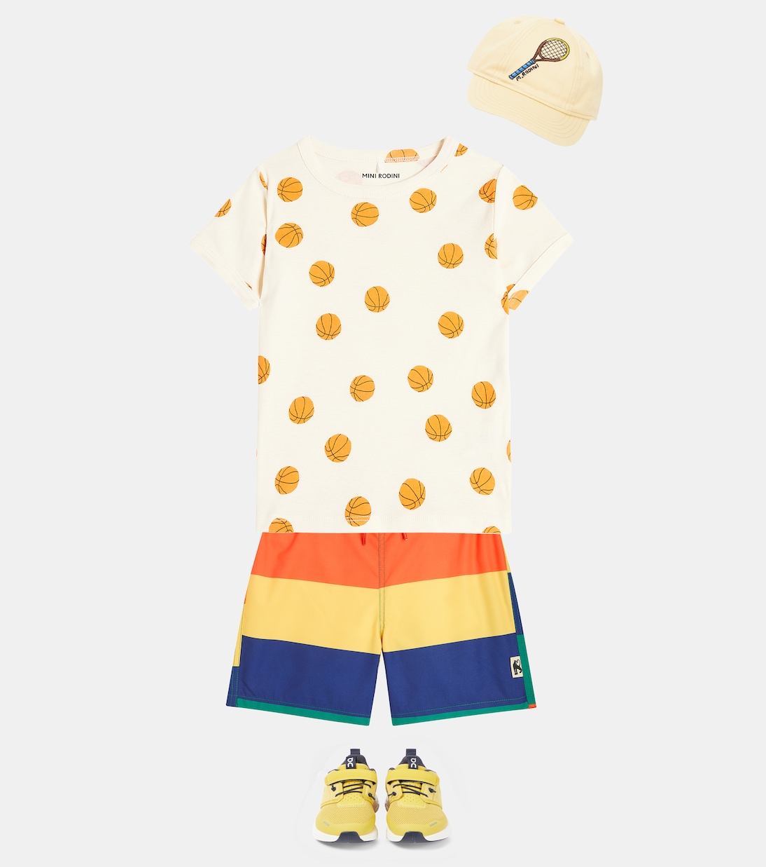 Stripe swim trunks | Mini Rodini