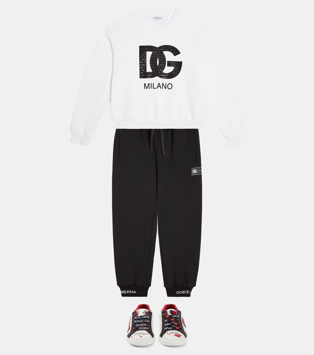 Jogginghose aus Baumwoll-Jersey | Dolce&Gabbana Kids