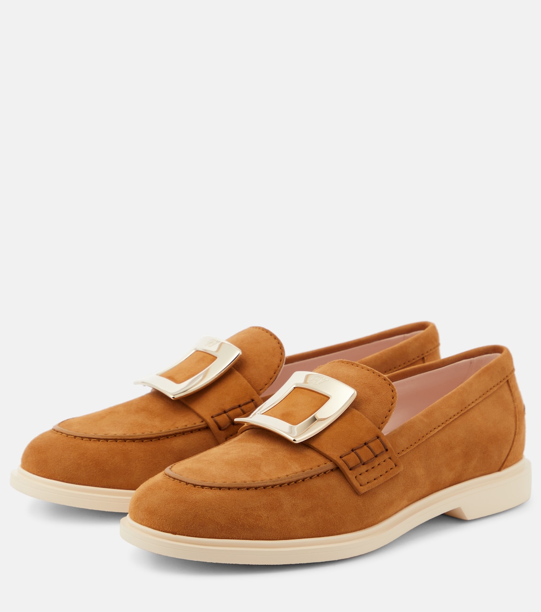 Loafers Viv‘ Rangers aus Veloursleder | Roger Vivier