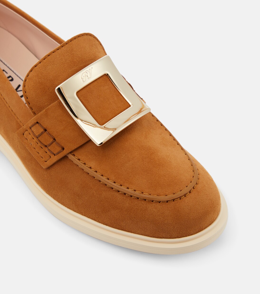 Loafers Viv‘ Rangers aus Veloursleder | Roger Vivier