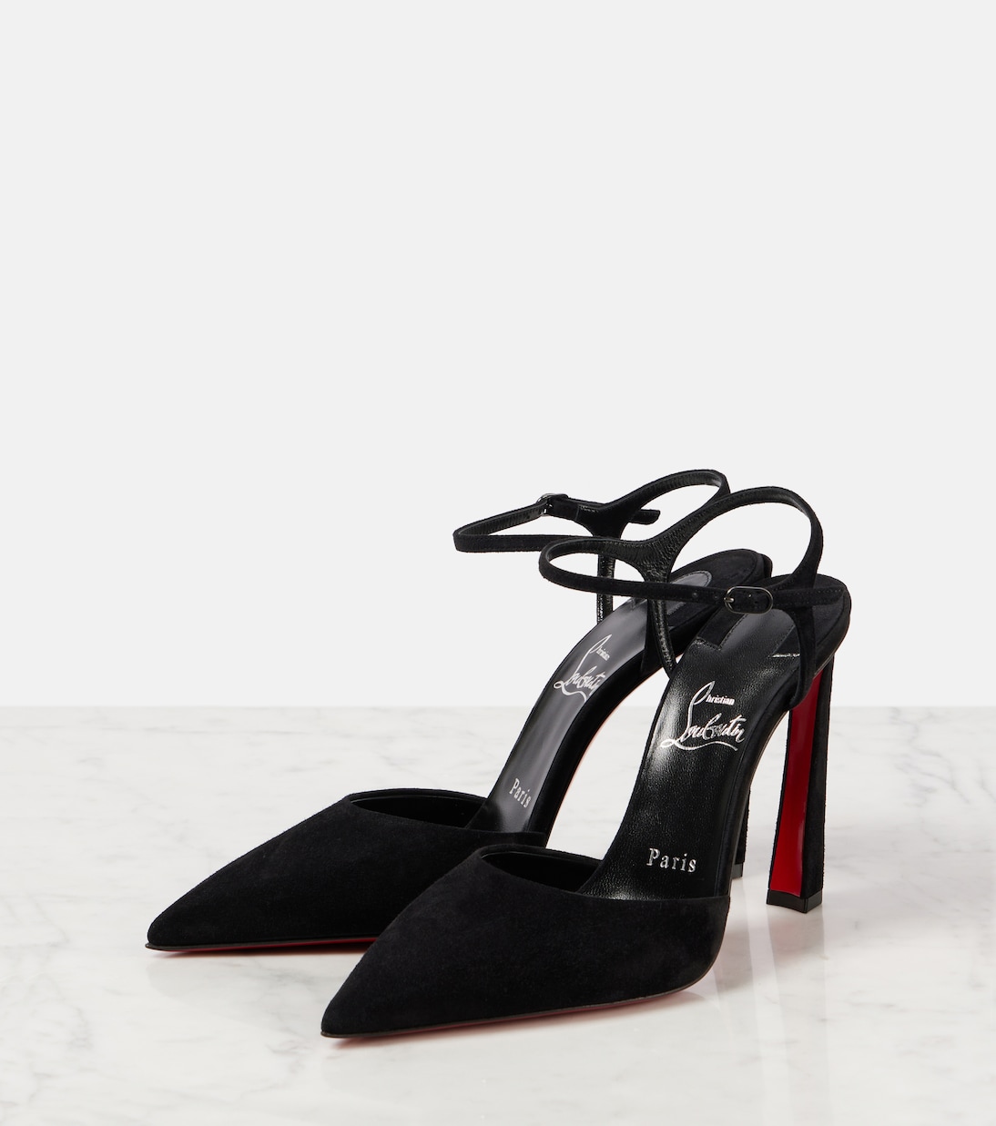 Escarpins Condora Riviera 100 en daim | Christian Louboutin
