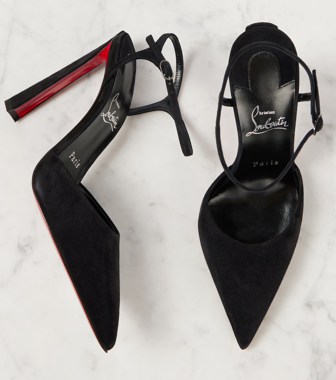 Escarpins Condora Riviera 100 en daim | Christian Louboutin