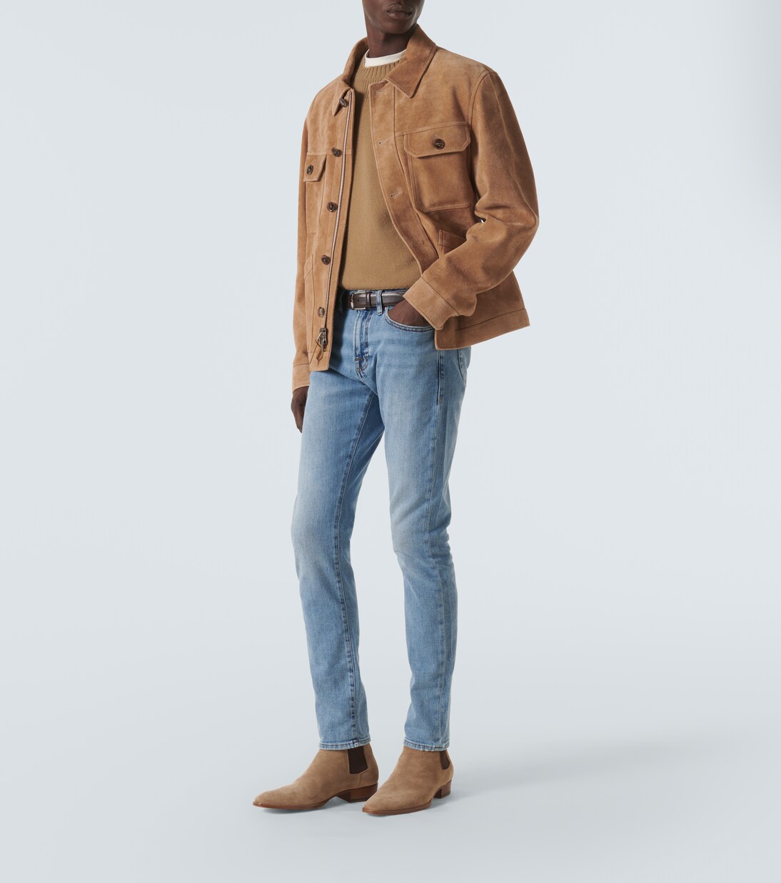 Mid-Rise Skinny Jeans L'Homme | Frame