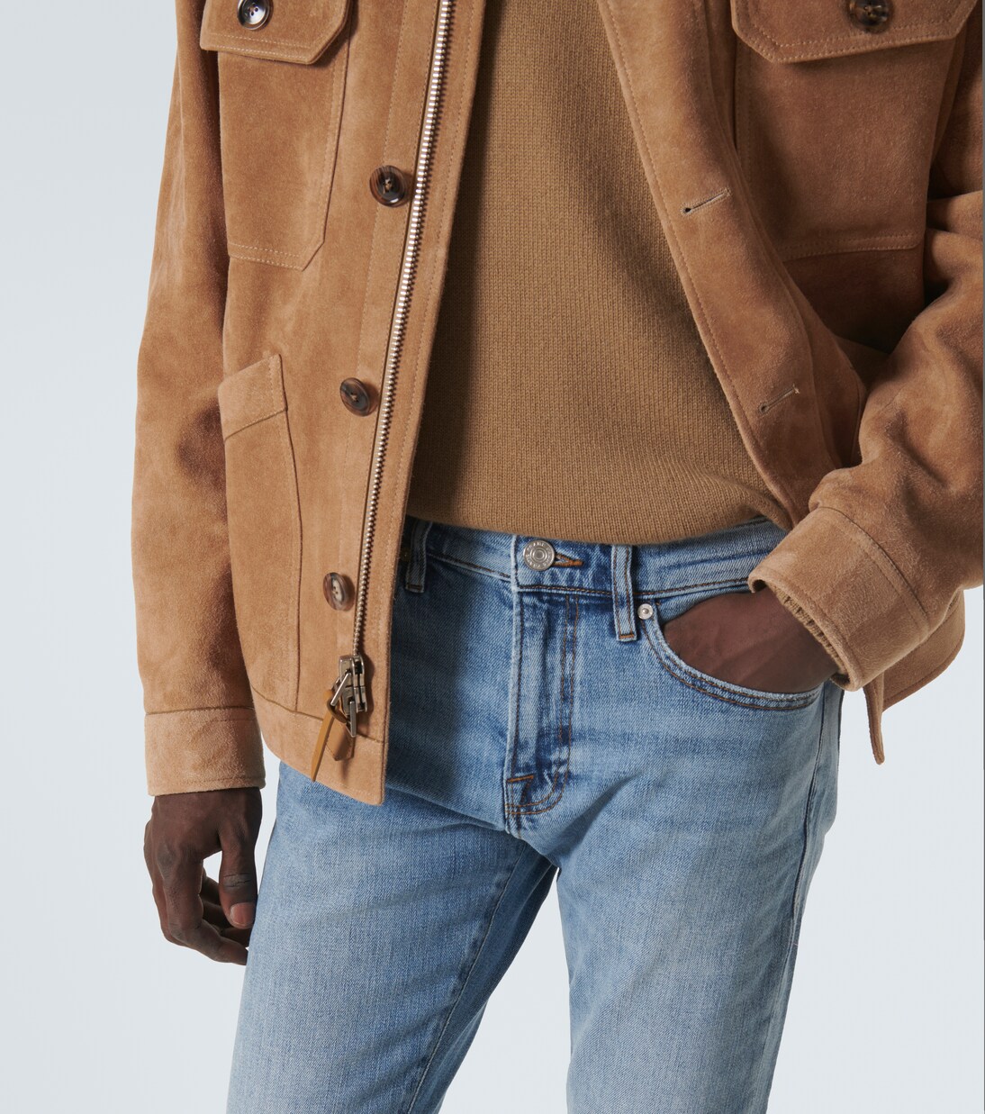 Mid-Rise Skinny Jeans L'Homme | Frame