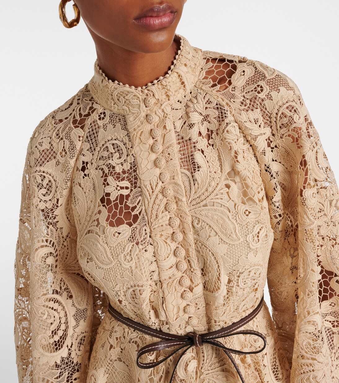 Robe Waverly en dentelle | Zimmermann