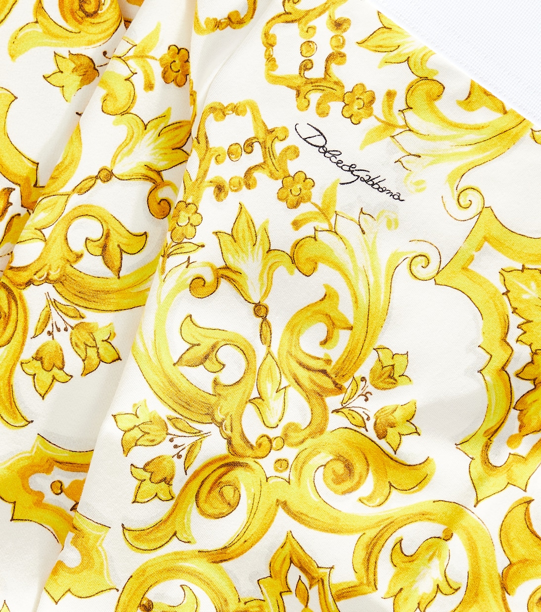 Legging Majolica en coton mélangé | Dolce&Gabbana Kids