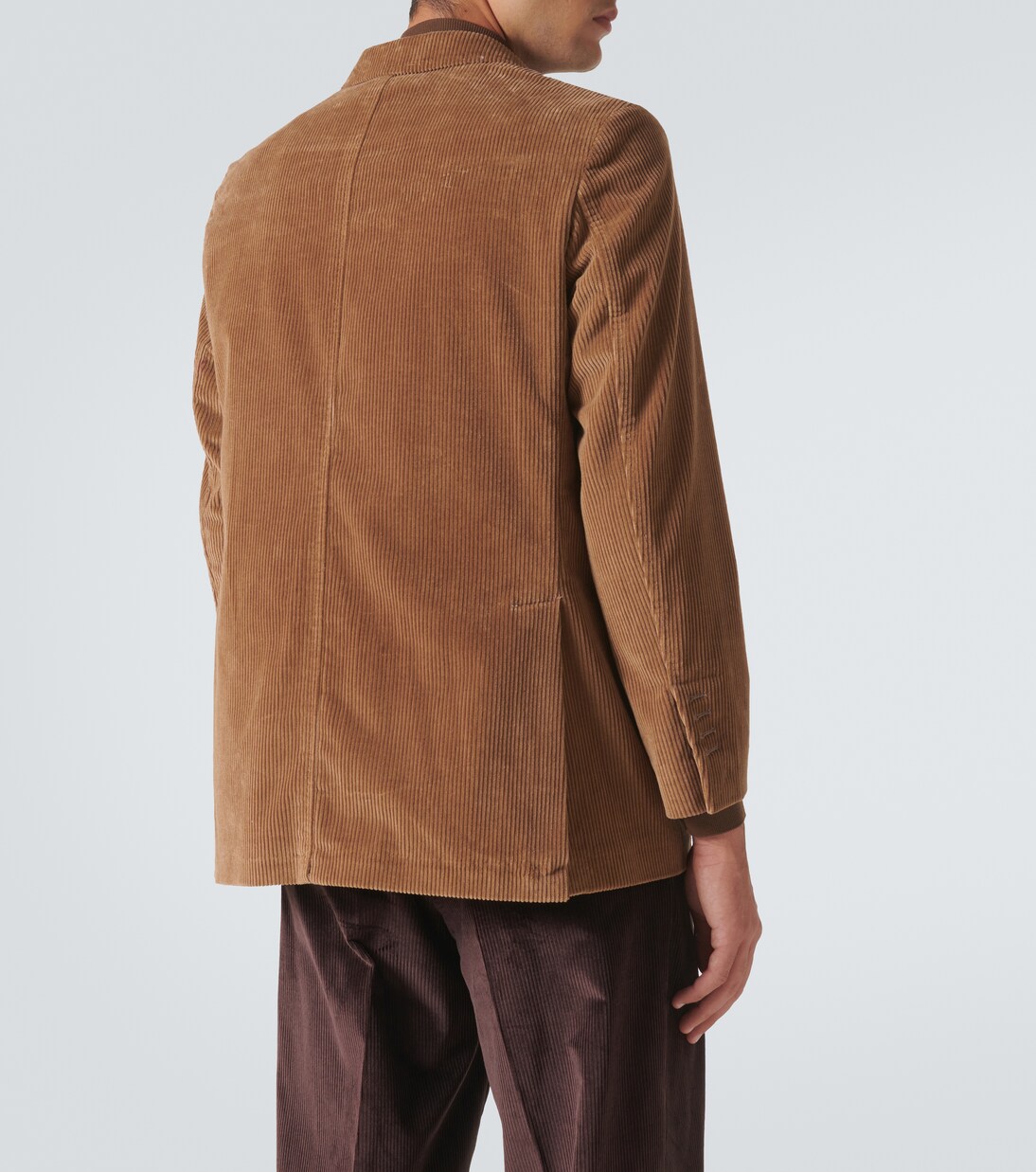 棉质灯芯绒西装式外套 | Rubinacci