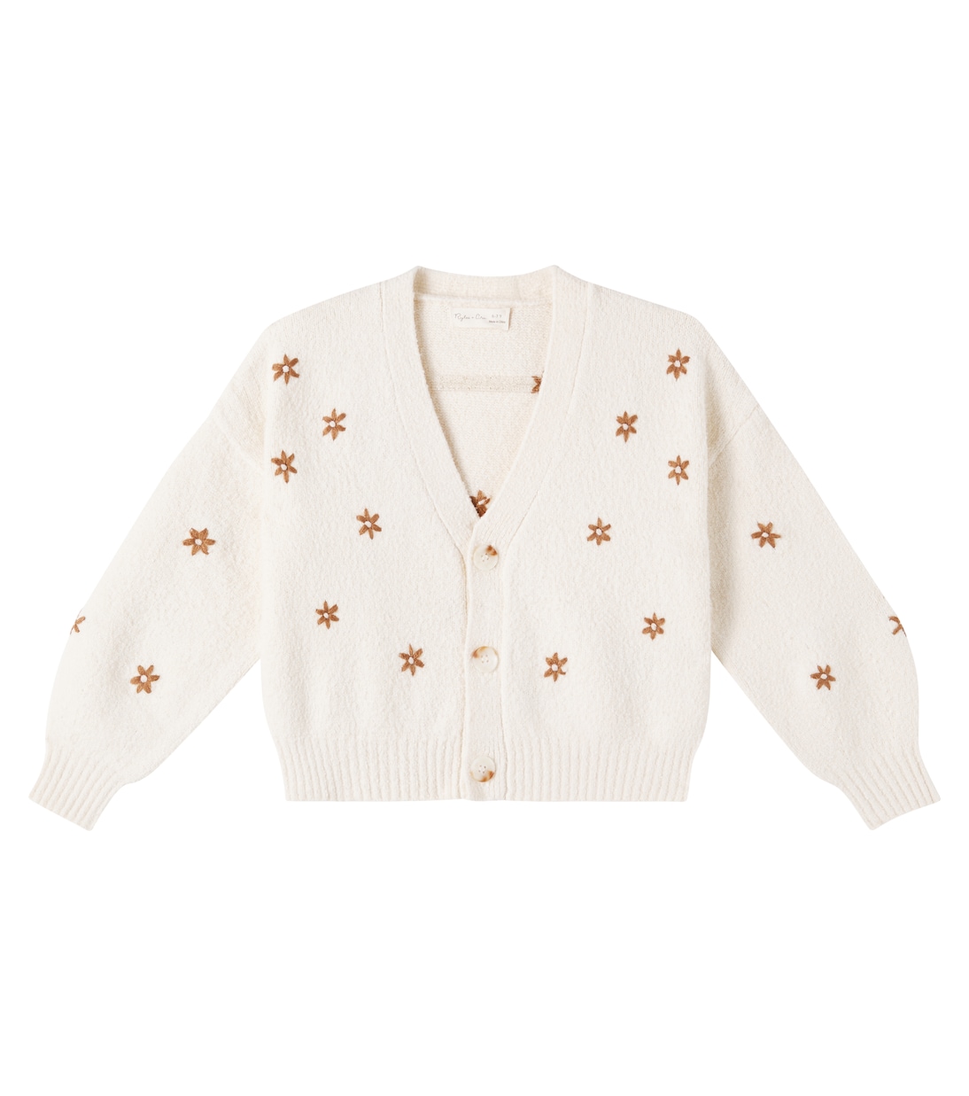 Embroidered cotton-blend cardigan | Rylee + Cru