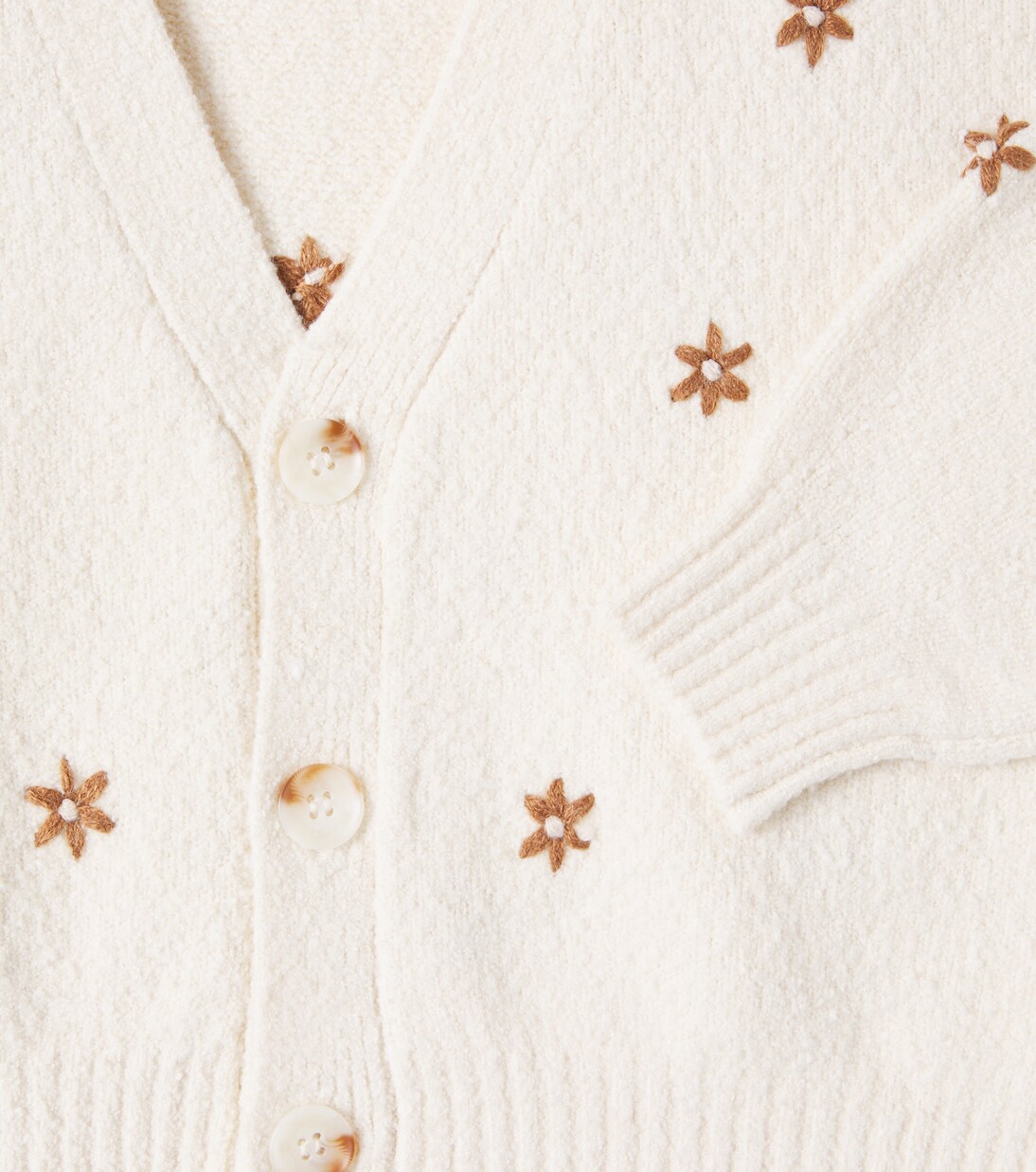 Embroidered cotton-blend cardigan | Rylee + Cru