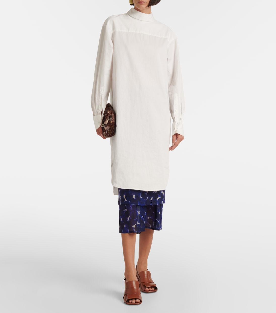 Minikleid aus Baumwollpopeline | Dries Van Noten