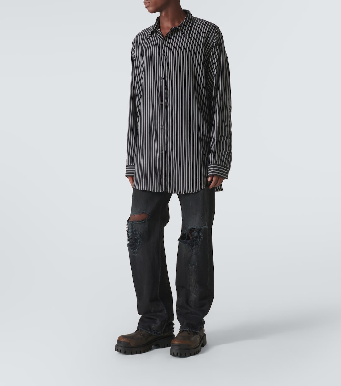 Stivaletti Strike in pelle | Balenciaga