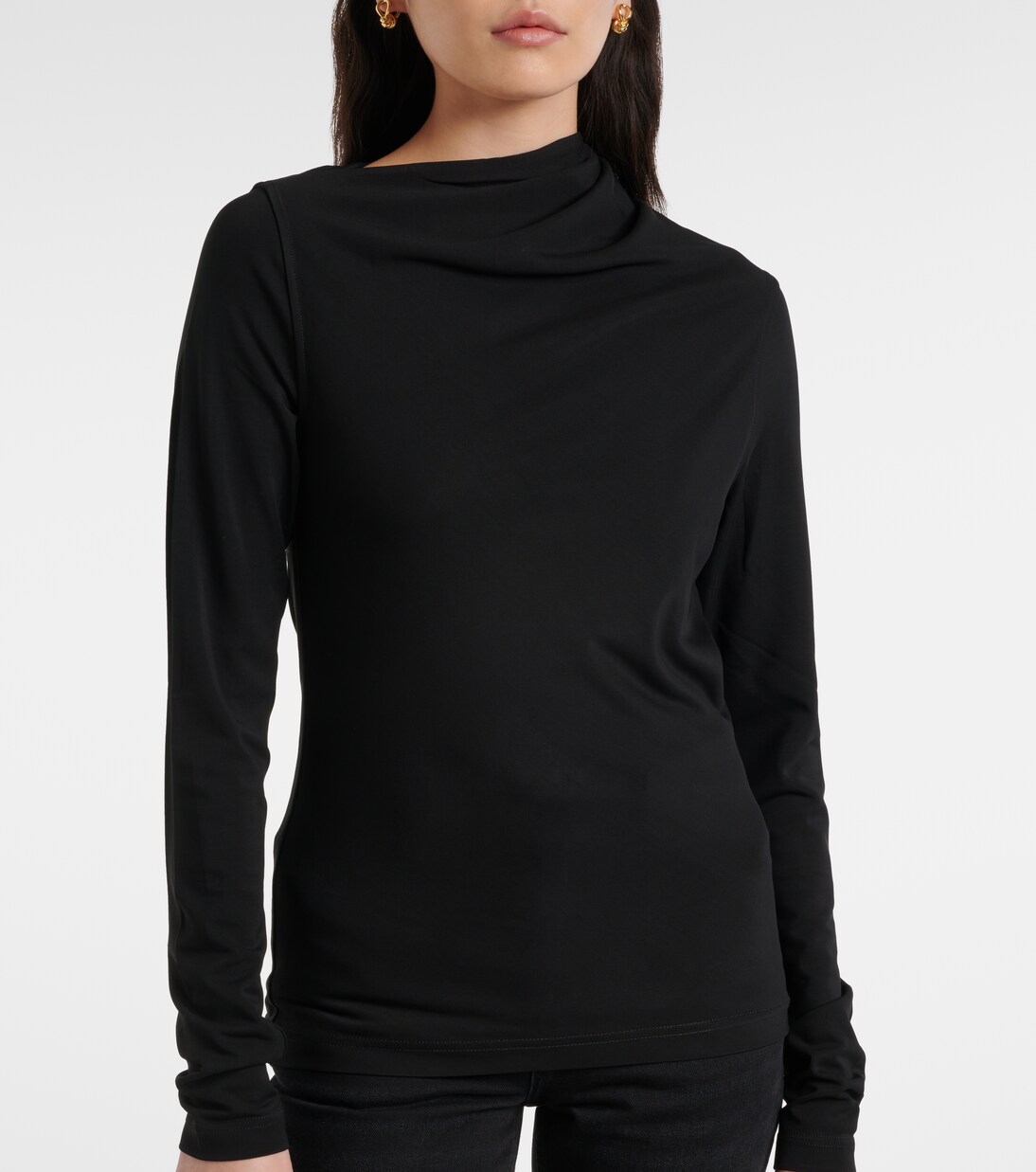 Draped jersey top | Toteme