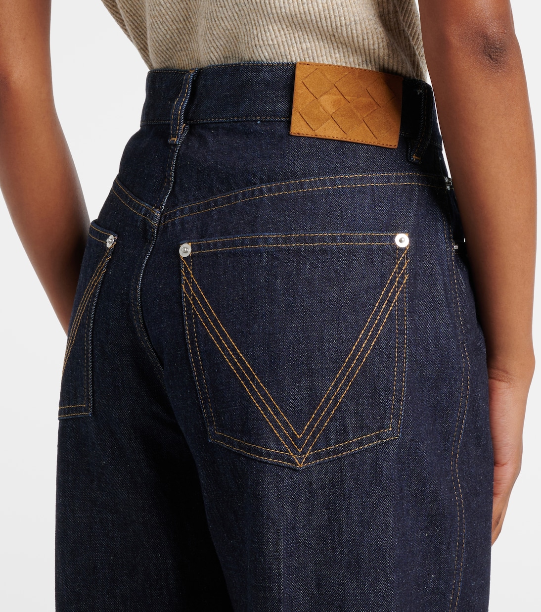 High-rise wide-leg jeans | Bottega Veneta