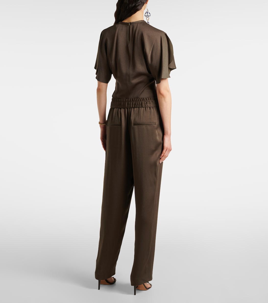 Weite Hose Kendry aus Satin | Isabel Marant