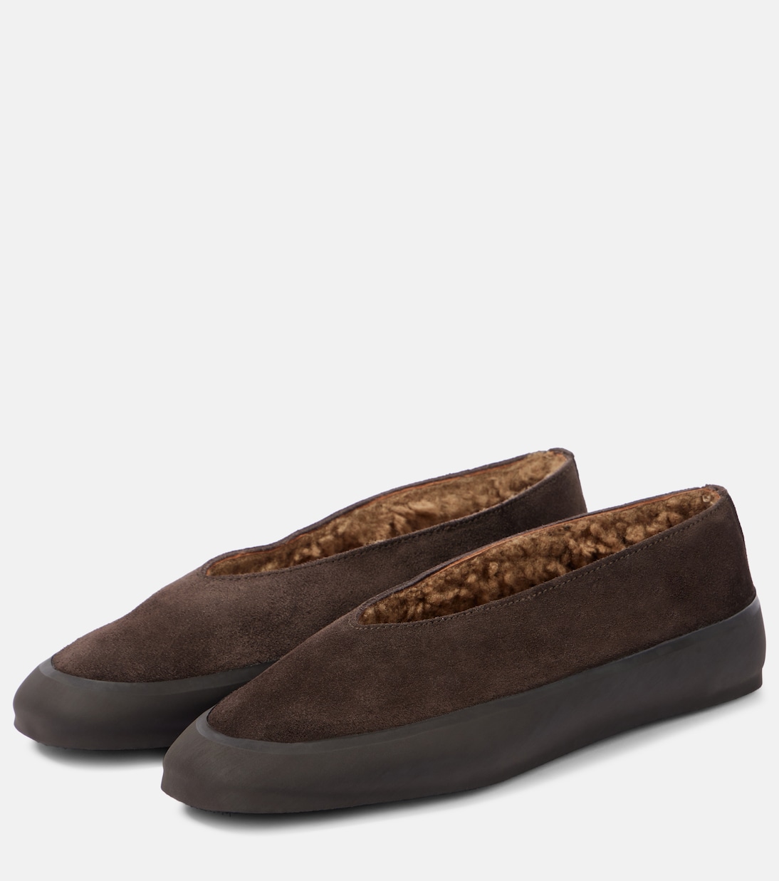 Bailarinas Apres Ski de ante con borrego | Le Monde Béryl