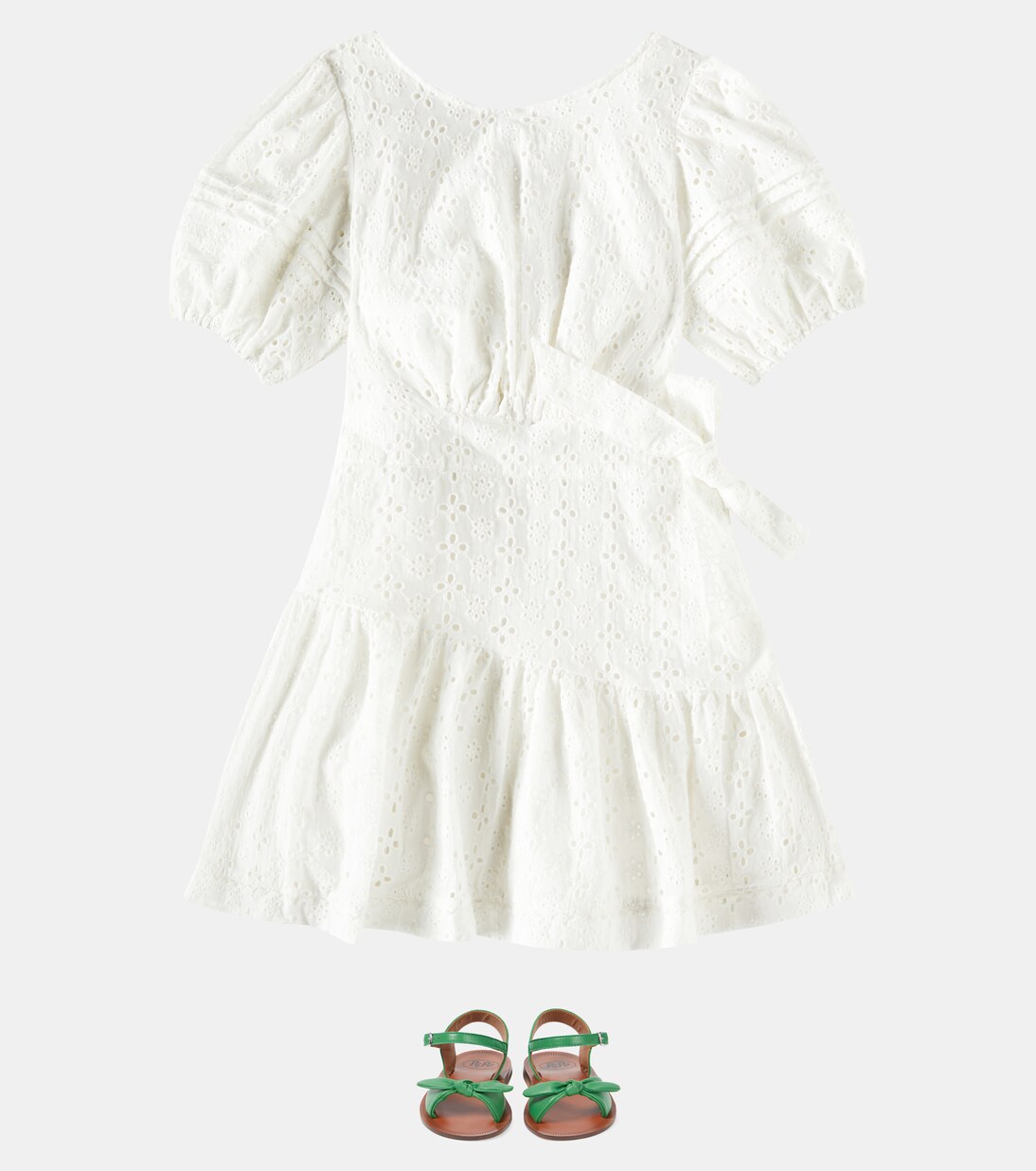Chantal broderie anglaise cotton dress | Poupette St Barth Kids